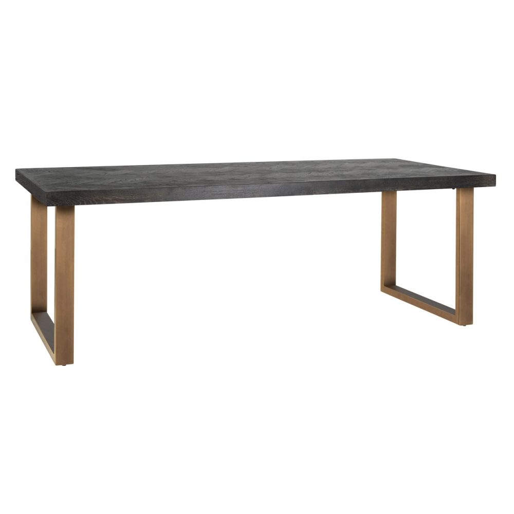 Eettafel Blackbone Brass black rustic 180