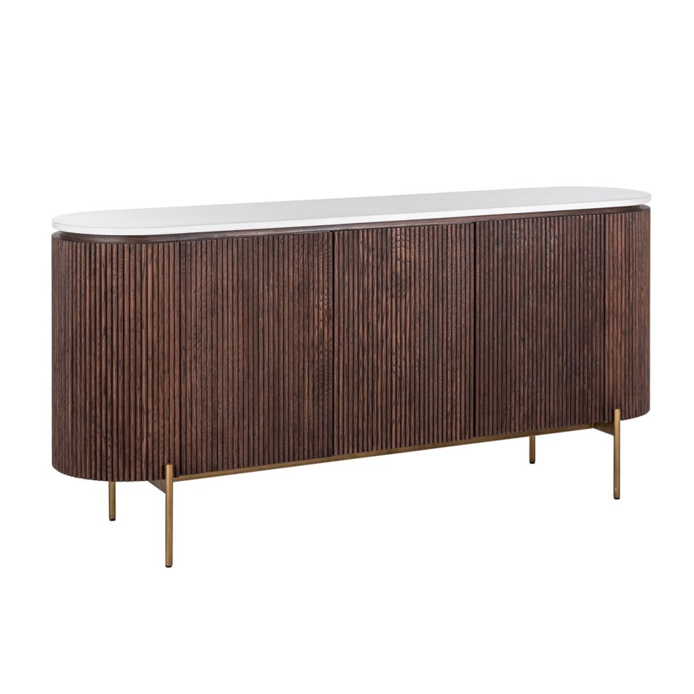 Dressoir Barkley brushed gold
