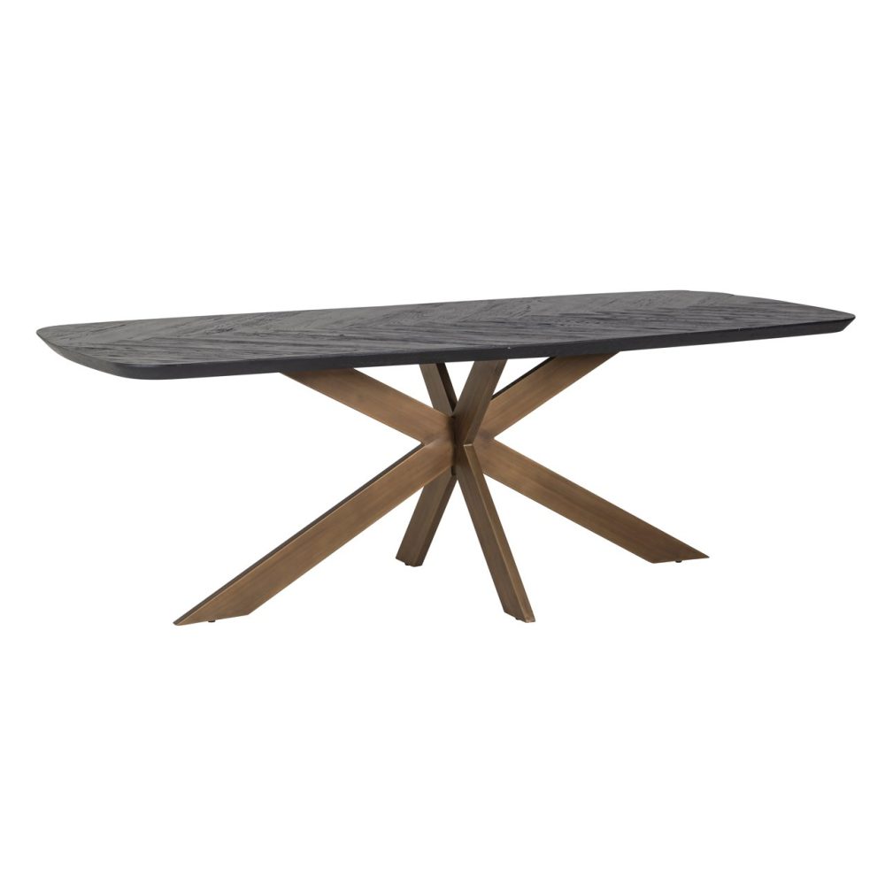 Eettafel Hayley dark coffee 230