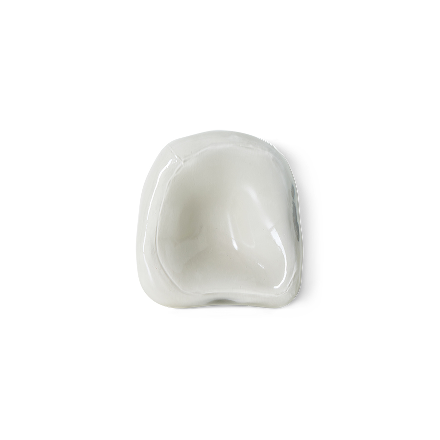 Glass sculpture, overcast