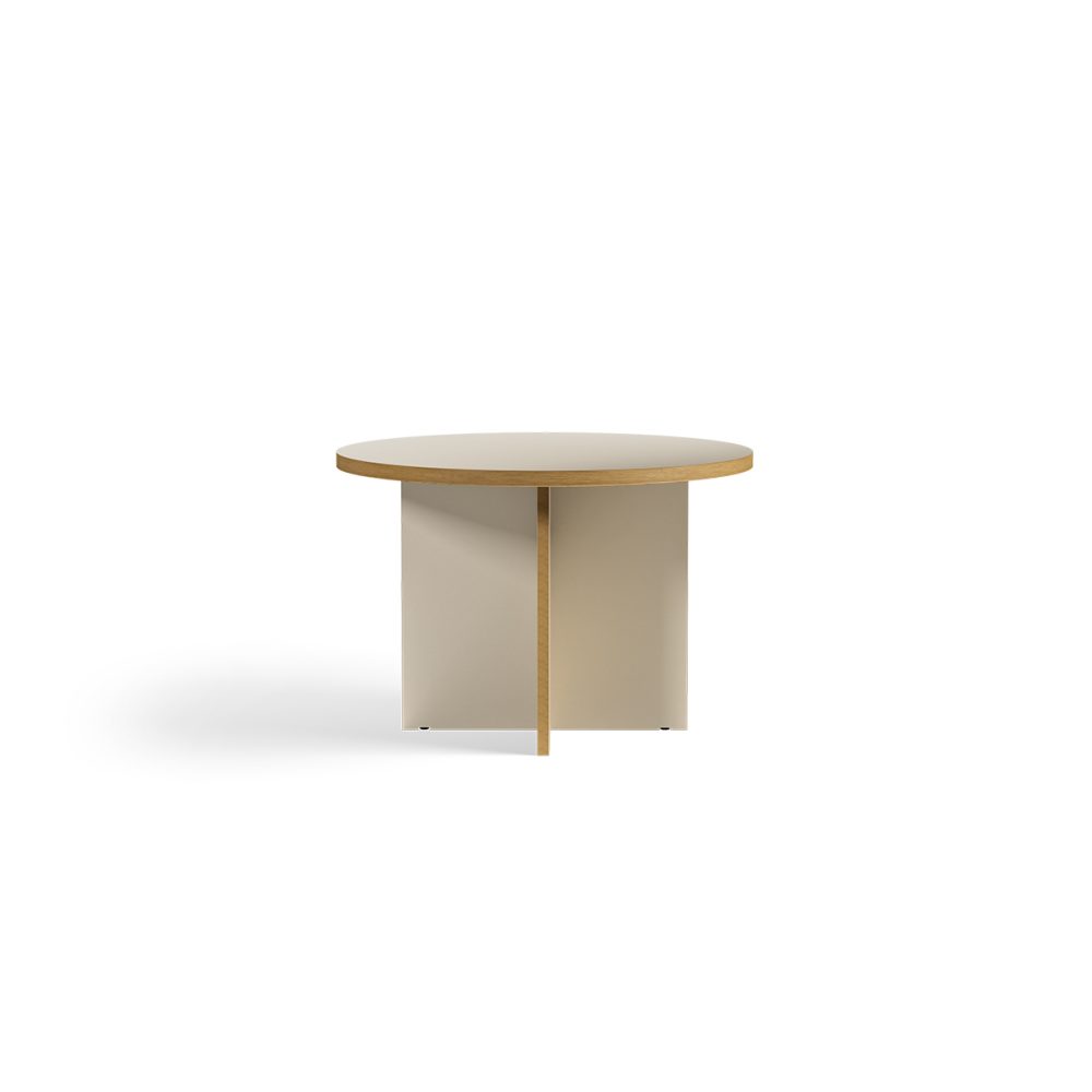 Dining table, cream, round 110cm