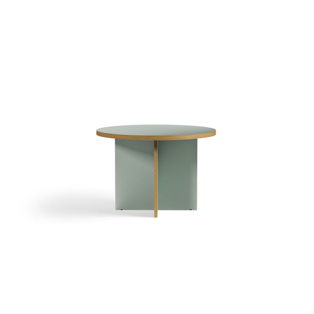 Dining table, pale green, round 110cm