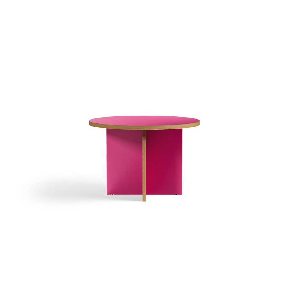 Dining table, raspberry, round 110cm
