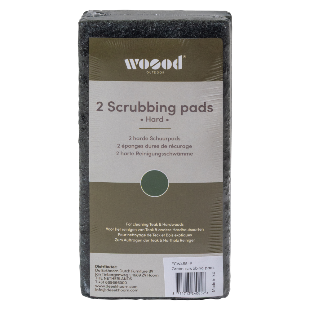 CARE OUTDOOR SCHUURPADS GROEN 2 STUKS