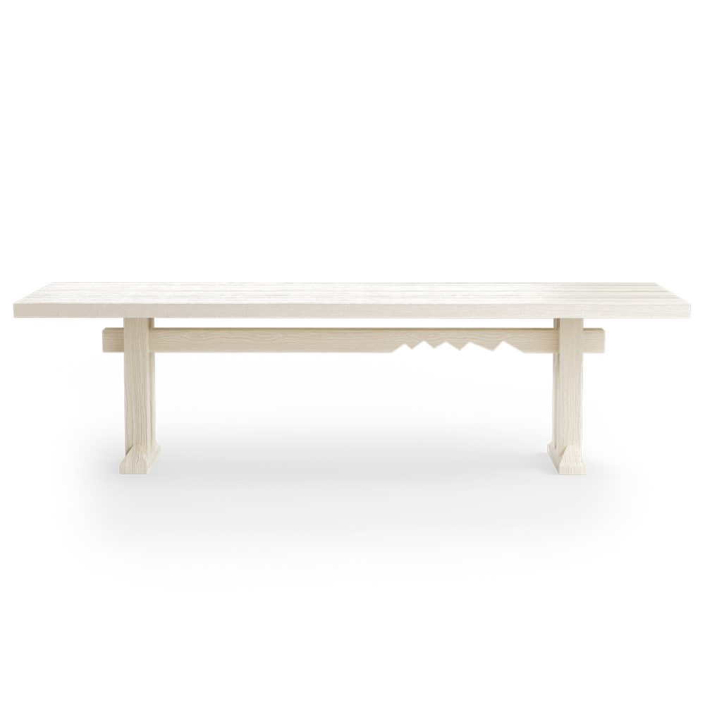 Forma dining table, rectangular 280cm, pearl