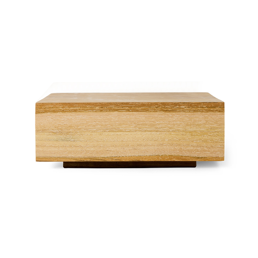 Teak cube, medium
