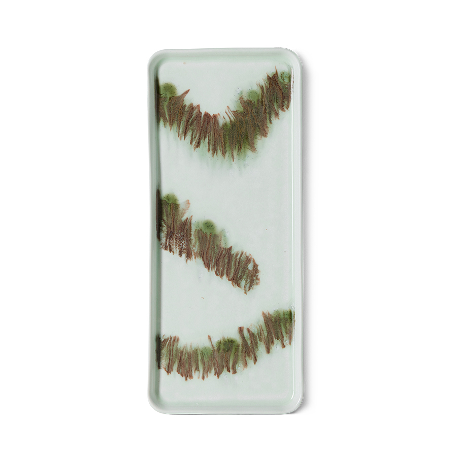 70s ceramics: cake tray, tide