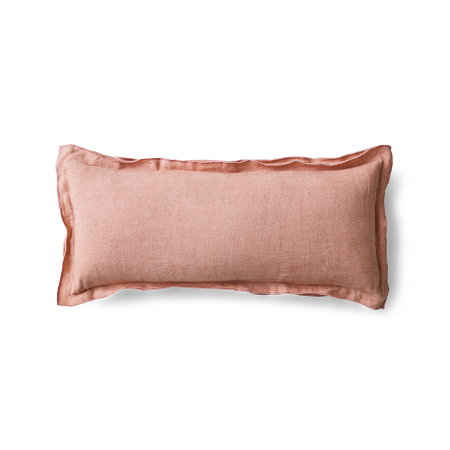 Linen cushion, magnolia (70x30cm)