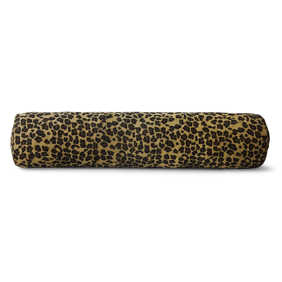 Bolster cushion, panther, extra large (150x30cm)