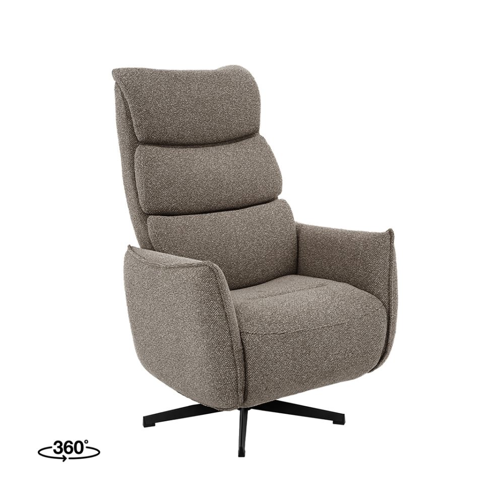 Fauteuil Goteborg - Mushroom - Royal Boucle - 2-Motorig