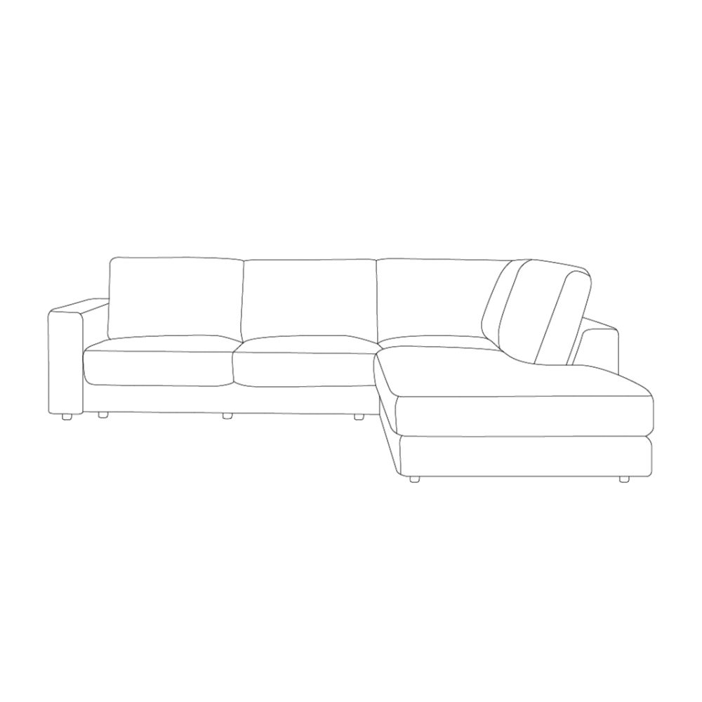 Hoekbank Valero - Bordeaux - Cloud