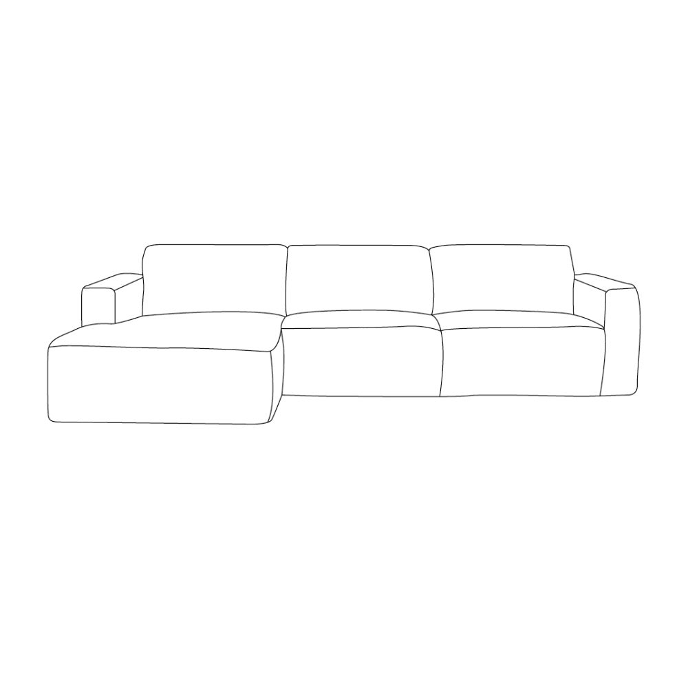 Hoekbank Kay - Taupe - Raven