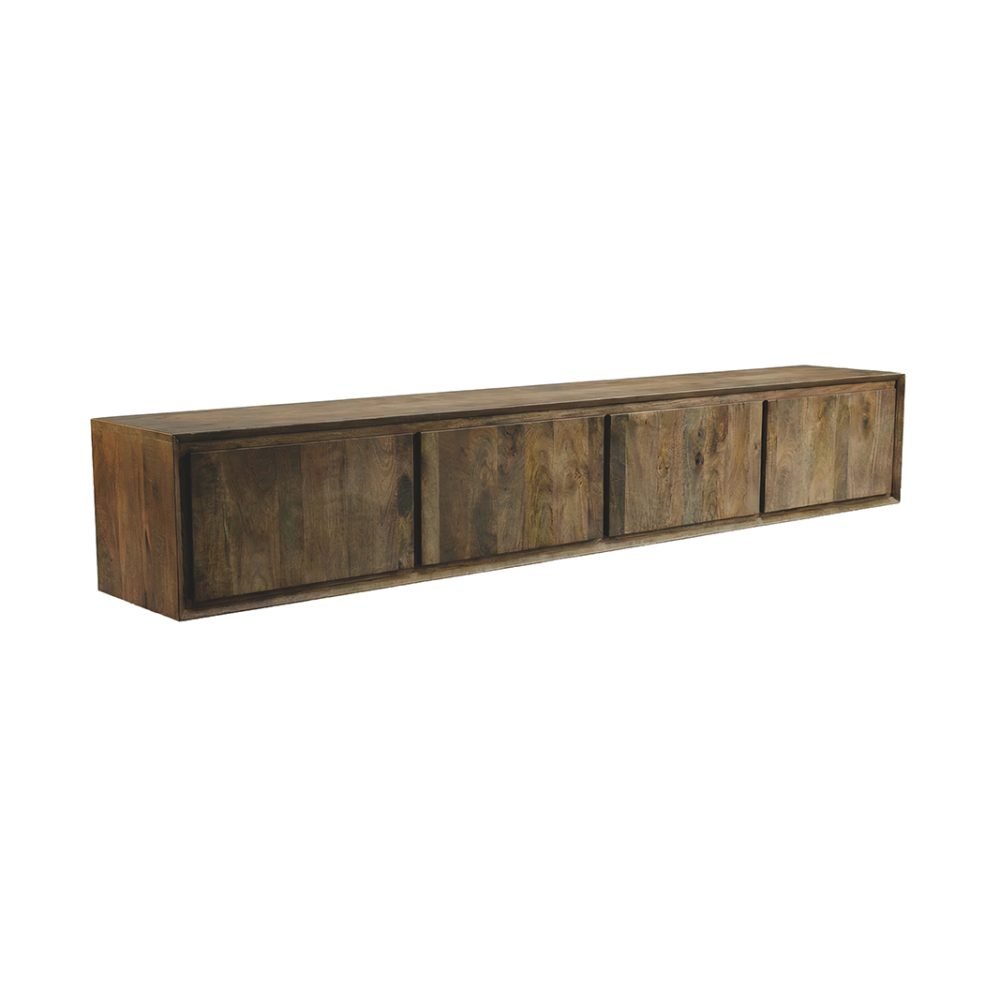 Tv-meubel Nori - Nature Smooth - Mangohout - 220 cm