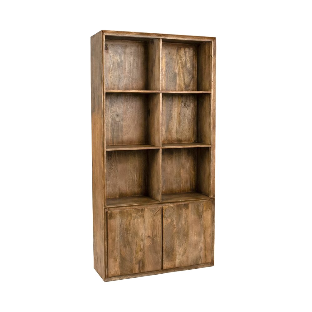 Boekkast Nori - Nature Smooth - Mangohout