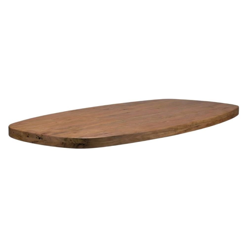 Eetkamertafel Tafelblad Deens Ovaal - Nature Smooth - Mangohout - 240 cm - Deens Ovaal