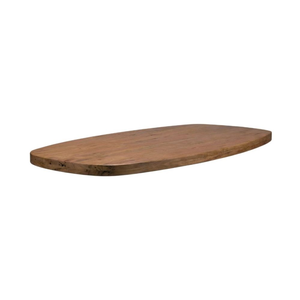 Eetkamertafel Tafelblad Deens Ovaal - Nature Smooth - Mangohout - 180 cm - Deens Ovaal
