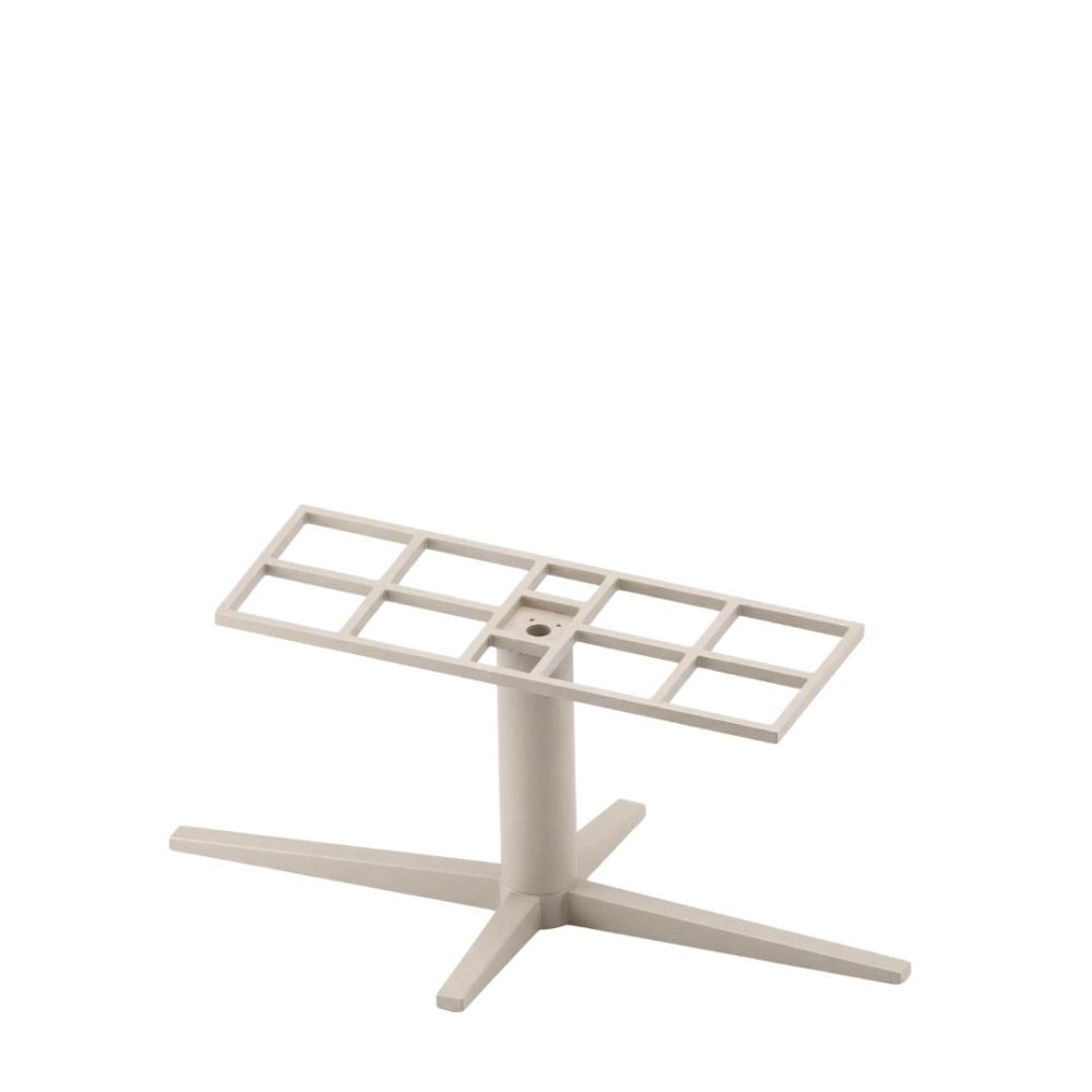 Eetkamertafel Kolom - Taupe - Metaal - Kolom L