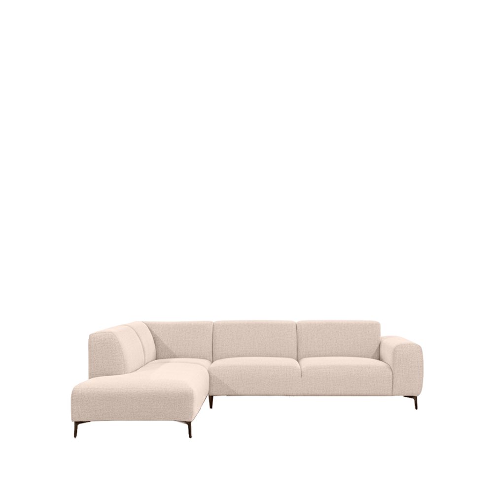 Hoekbank Merido - Naturel - Raven - Links Voorstaand