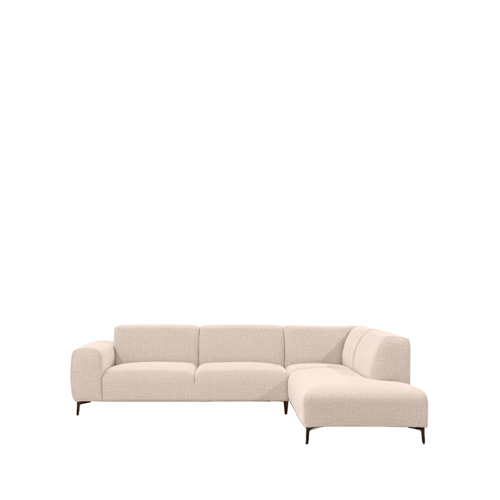 Hoekbank Merido - Naturel - Raven - Rechts Voorstaand