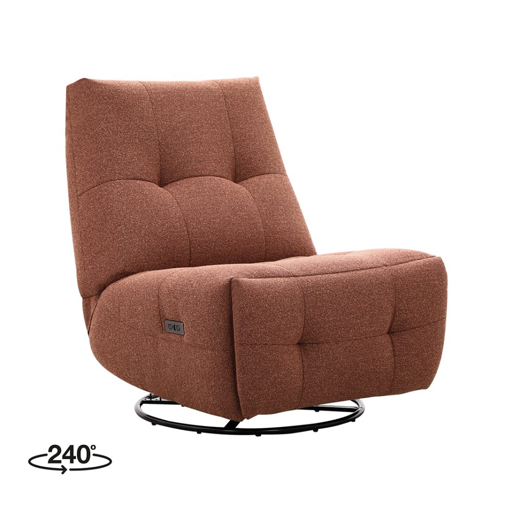 Fauteuil Snooze Lounge - Coral - Majestic Weave