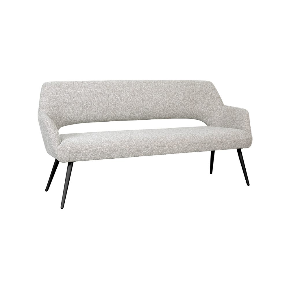 Eetkamerbank Sunray - Naturel - Boucle - 190 cm