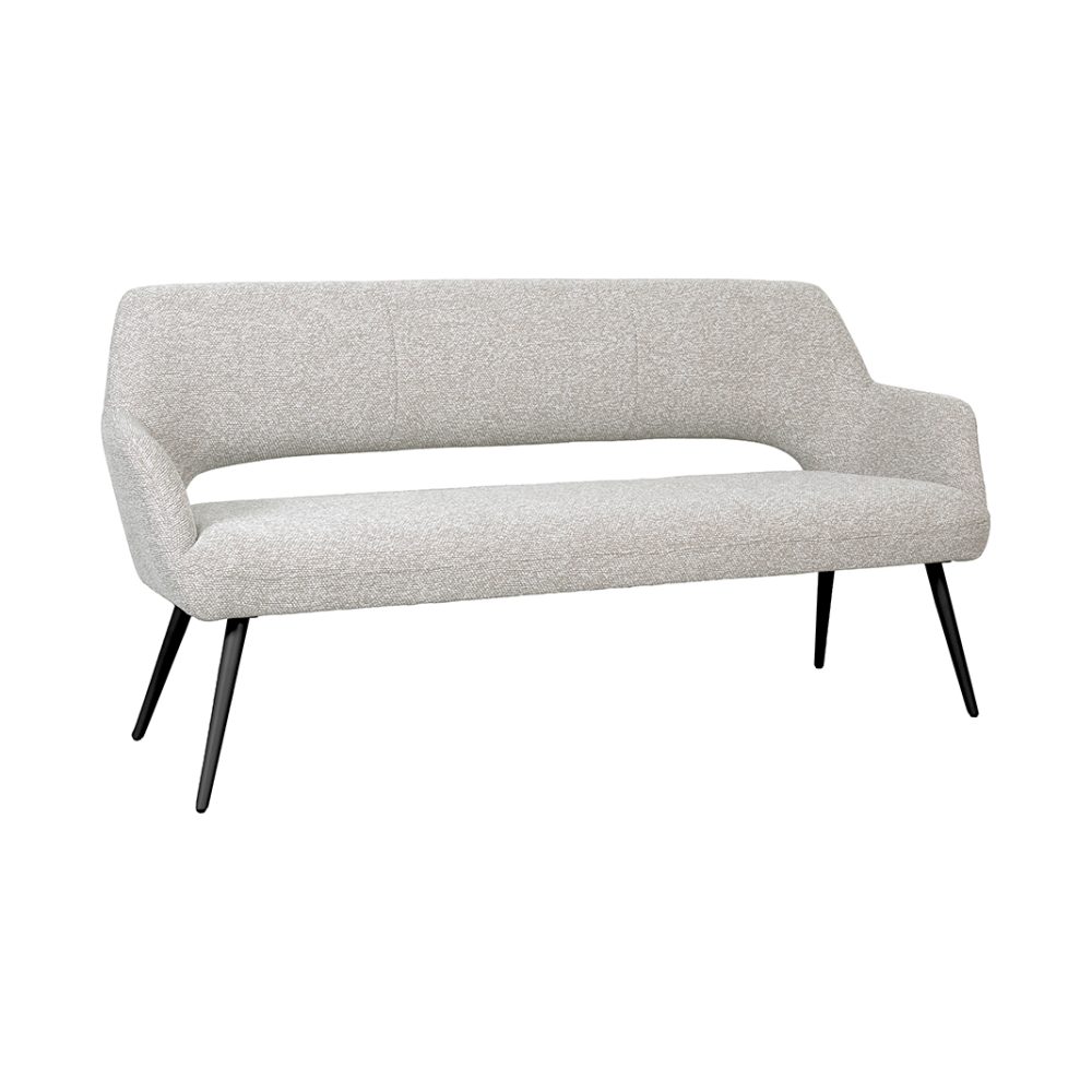 Eetkamerbank Sunray - Naturel - Boucle - 220 cm