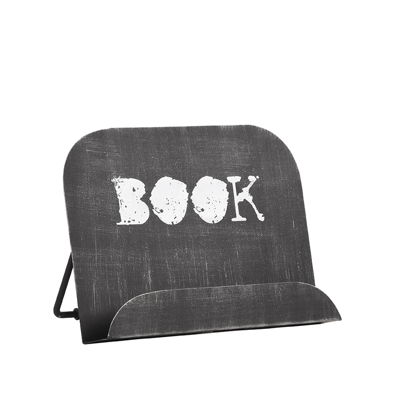 Kookboekstandaard - Antiek Zwart - Metaal - One Size