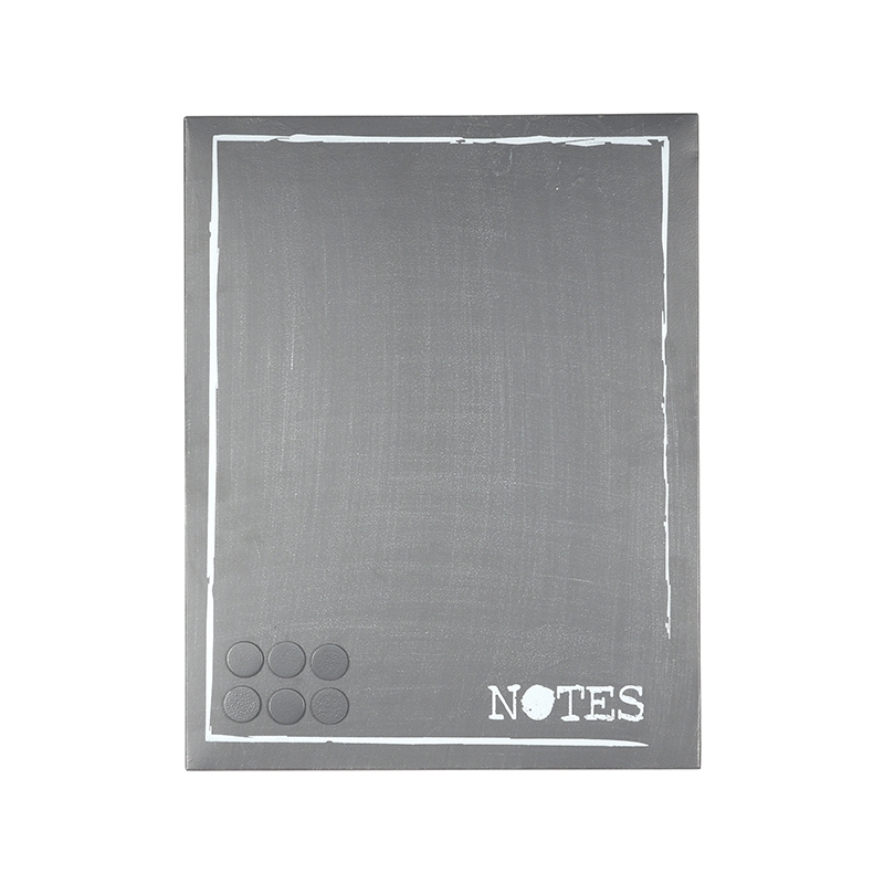 Wanddecoratie Memobord - Antiek Grijs - Metaal - One Size