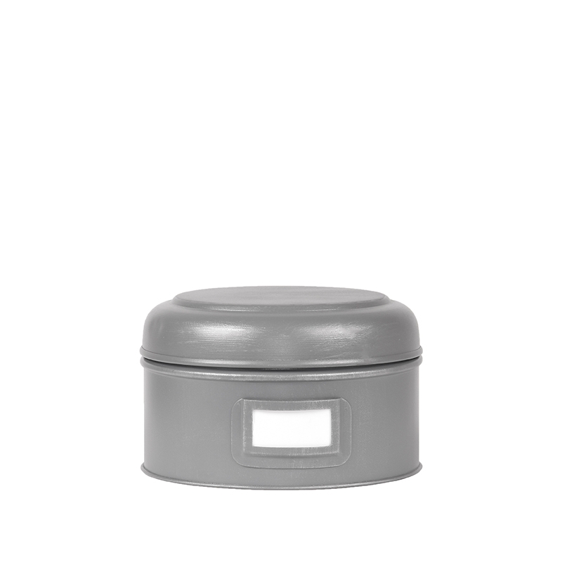Opbergblik - Antiek Grijs - Metaal - M