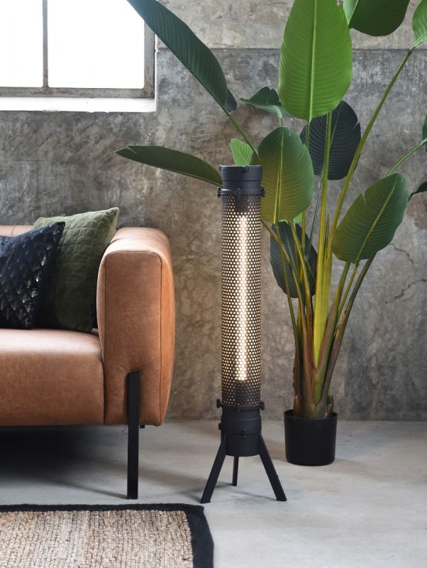 Tafellamp Tube - Zwart - Metaal - SALE