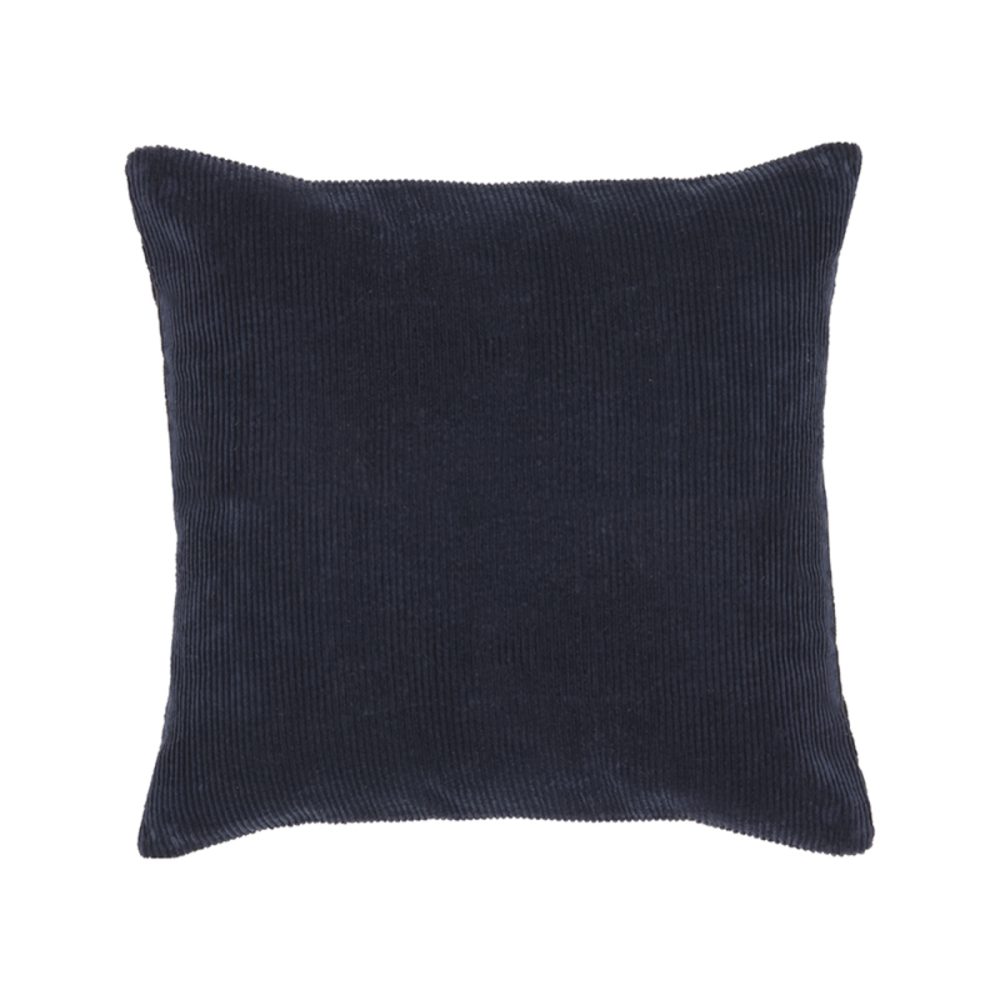Sierkussen Rib - Navy - Katoen - 45x45 cm
