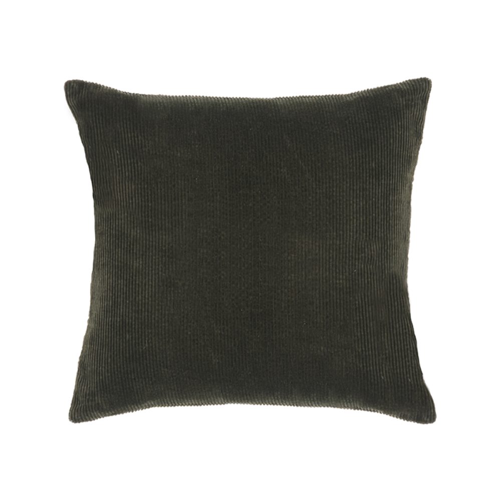 Sierkussen Rib - Army - Katoen - 45x45 cm