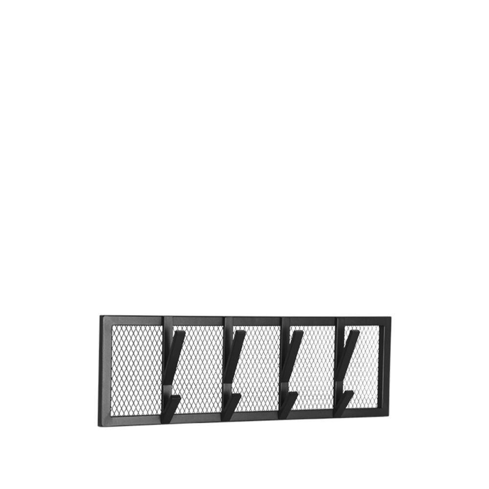 Kapstok Gruff - Zwart - Metaal - M