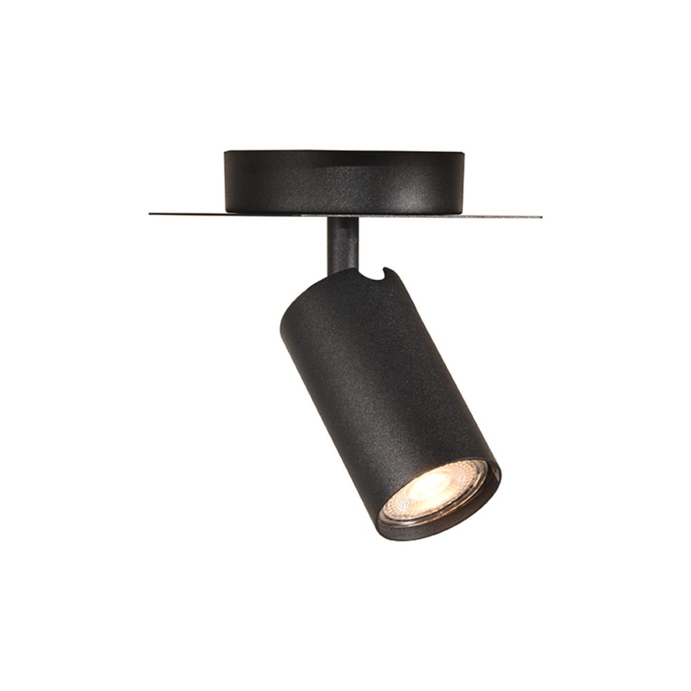 Spot Ferroli - Zwart - Metaal - 1-Lichts