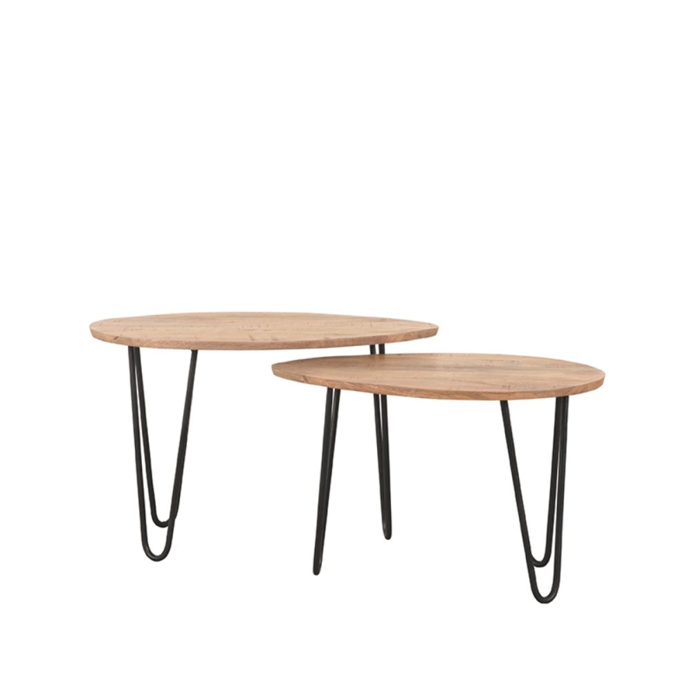 Salontafel Frisk - Rough - Mangohout - 68 cm