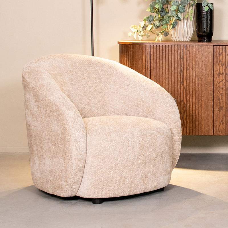 Fauteuil Alby - Naturel - Elite - 1-Zits