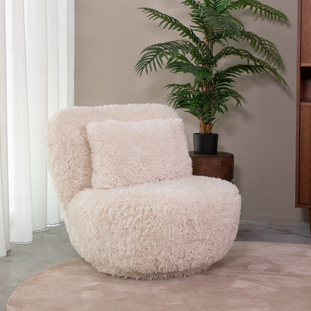 Fauteuil Doodle - Creme - Fluffy - One Size