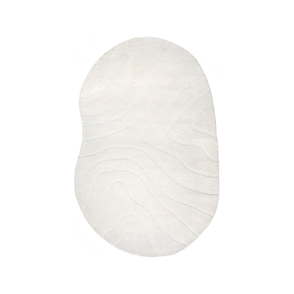 Vloerkleden Goa - Ivoor - Polyester - 200x300 cm - Organisch