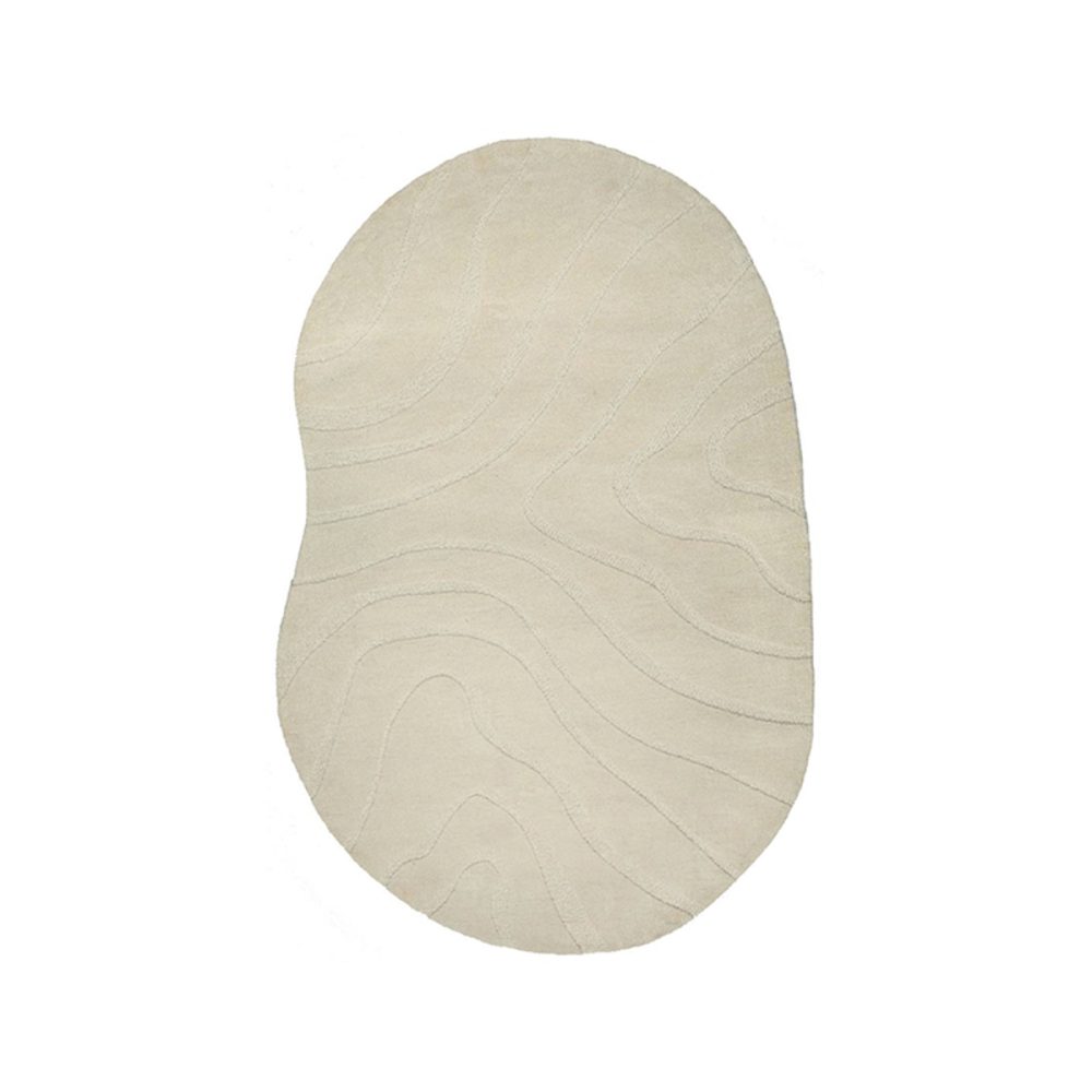 Vloerkleden Goa - Zand - Polyester - 160x230 cm - Organisch