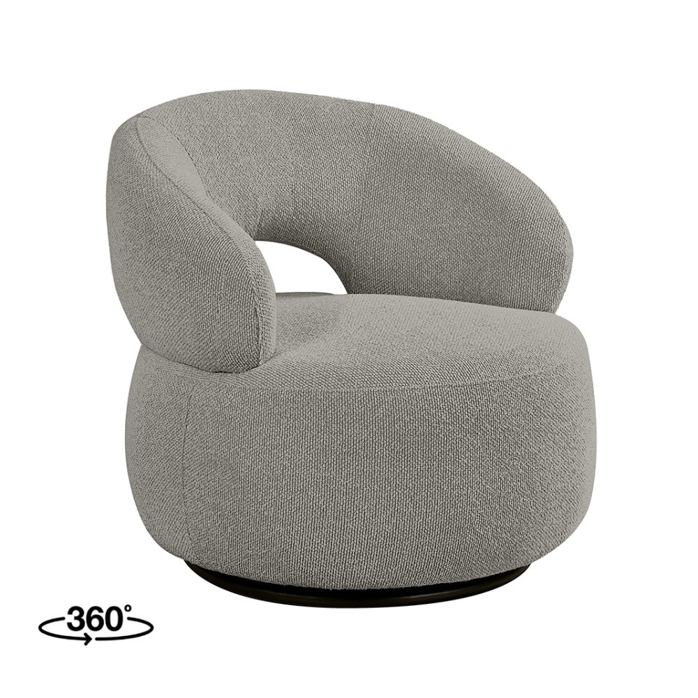 Fauteuil Nusenna - Mushroom - Royal Boucle - One size