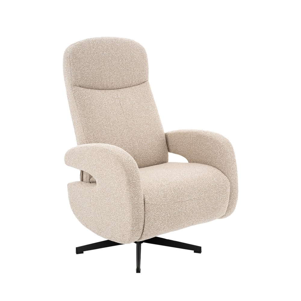 Fauteuil Esjberg - Naturel - Royal Boucle - Manueel Verstelbaar