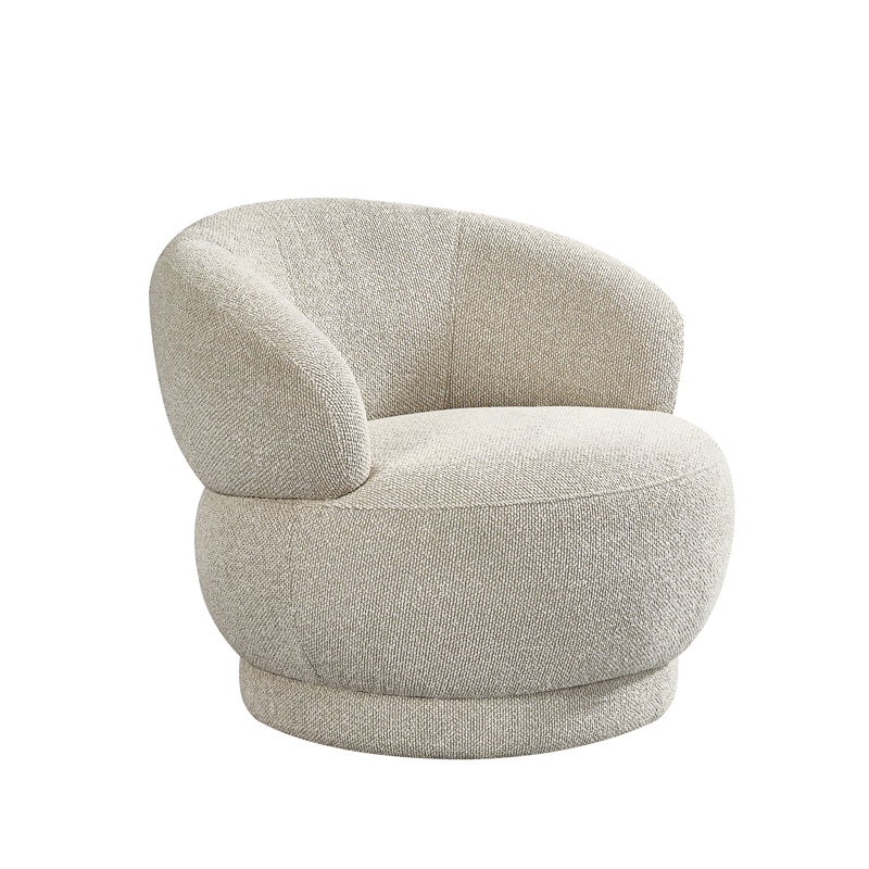 Fauteuil Alvito - Naturel - Royal Boucle - One Size