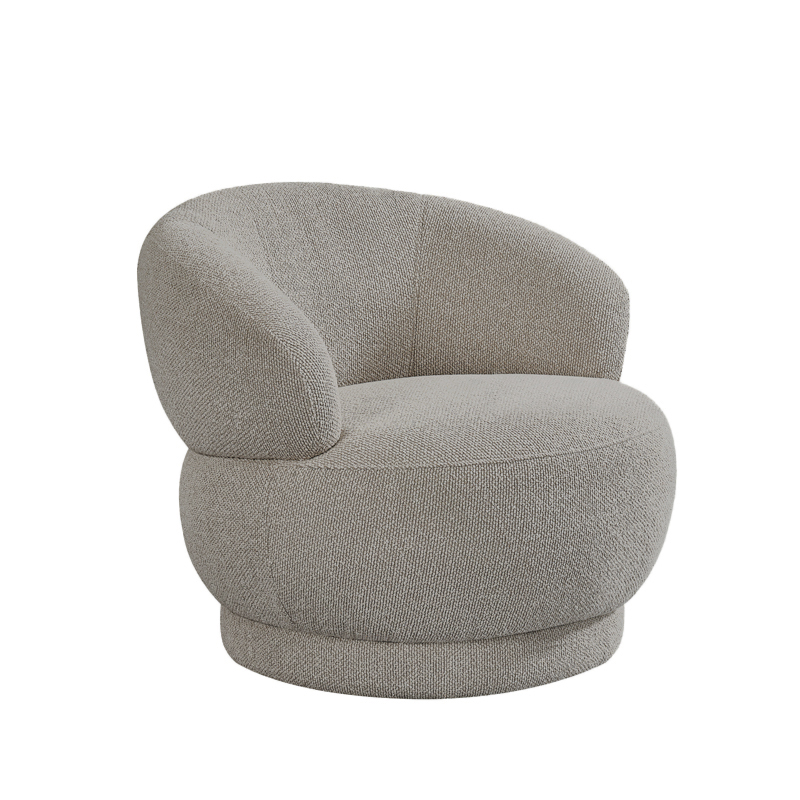 Fauteuil Alvito - Mushroom - Royal Boucle - One Size