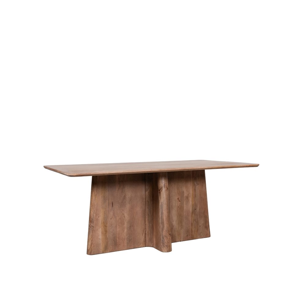Eetkamertafel Scott - Nature Smooth - Mangohout - 200 cm