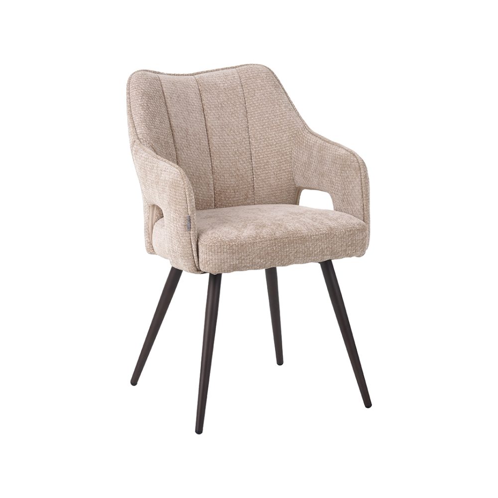 Eetkamerstoel Stan - Clay - Elite - Brons Metalen Frame