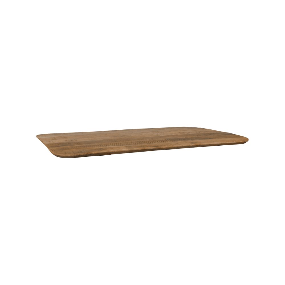 Eetkamertafel Tafelblad Sloppy Edge - Nature Smooth - Mangohout - 120 cm Sloppy