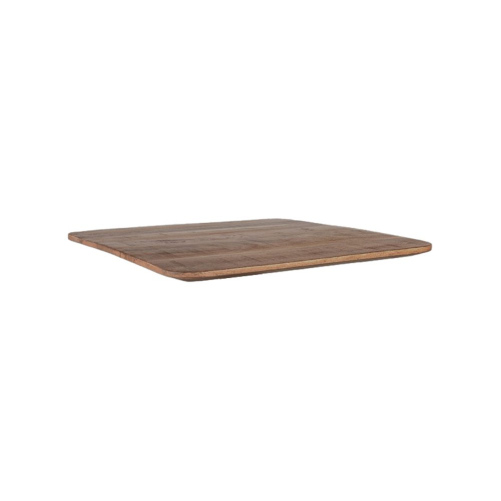Eetkamertafel Tafelblad Sloppy Edge - Nature Smooth - Mangohout - 70 cm Sloppy