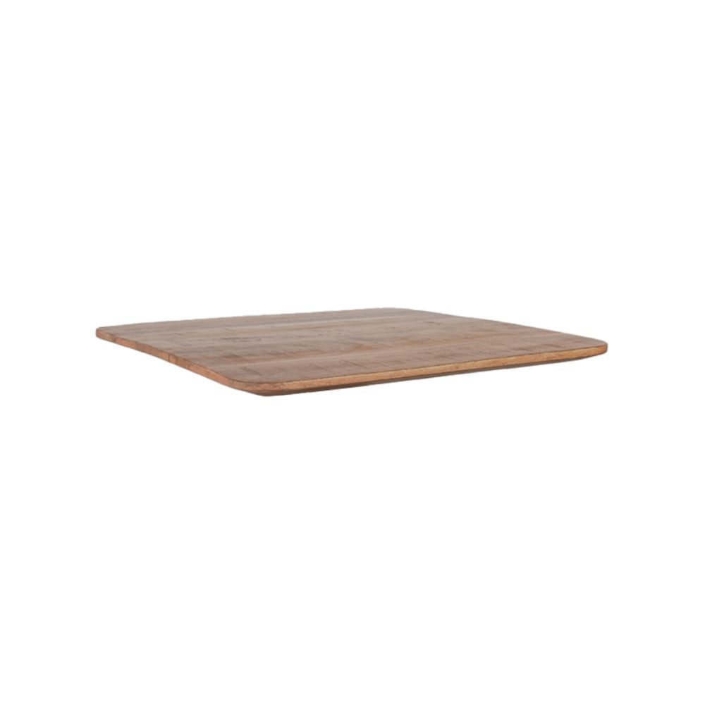 Eetkamerstoel Tafelblad Sloppy Edge - Naturel - Mangohout - 70 cm Sloppy