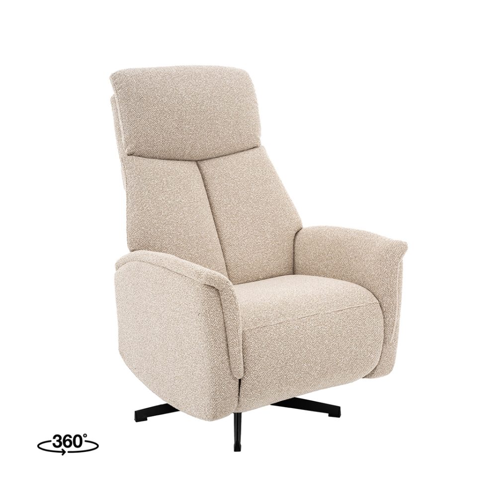 Fauteuil Aarhus - Naturel - Royal Boucle - 2-Motorig