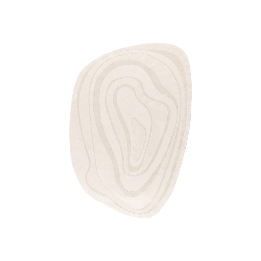 Vloerkleden Vinto - Ivoor - Polyester - 160x230 cm - Organisch